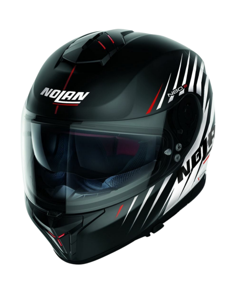 NOLAN N80-8 KOSMOS N-COM FLAT BLACK