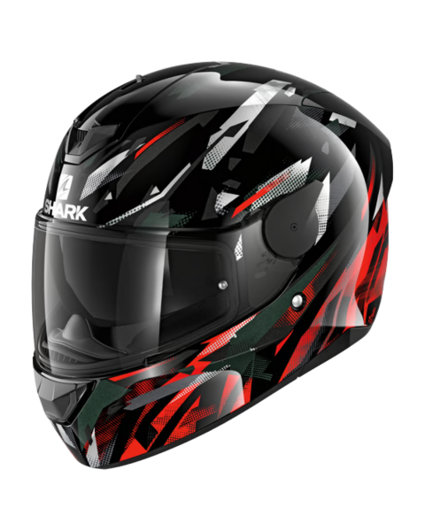 SHARK D-SKWAL 2 KANHJI - BLACK / RED / WHITE