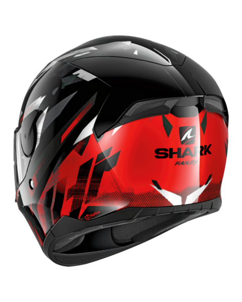 SHARK D-SKWAL 2 KANHJI - BLACK / RED / WHITE