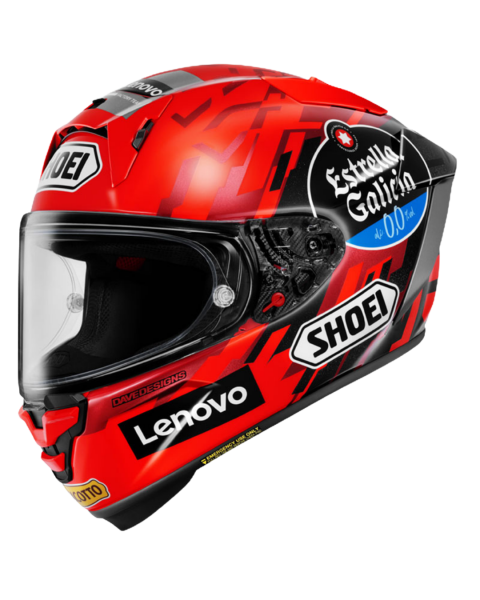 SHOEI X-SPR PRO MARQUEZ 9 TC-1 RED / BLACK