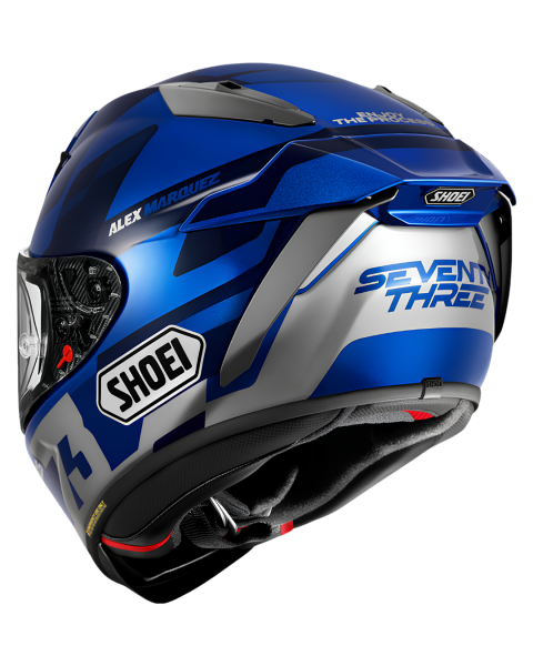 SHOEI X-SPR PRO MARQUEZ73 V3 TC-2 BLUE / SILVER