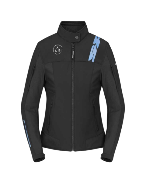 SPIDI CORSA TEKSTİL KADIN MONT - BLACK / LIGHT BLUE