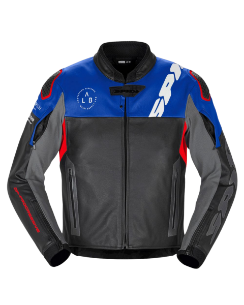 SPIDI DP PROGRESSIVE DERİ ERKEK MONT - BLACK / RED / BLUE
