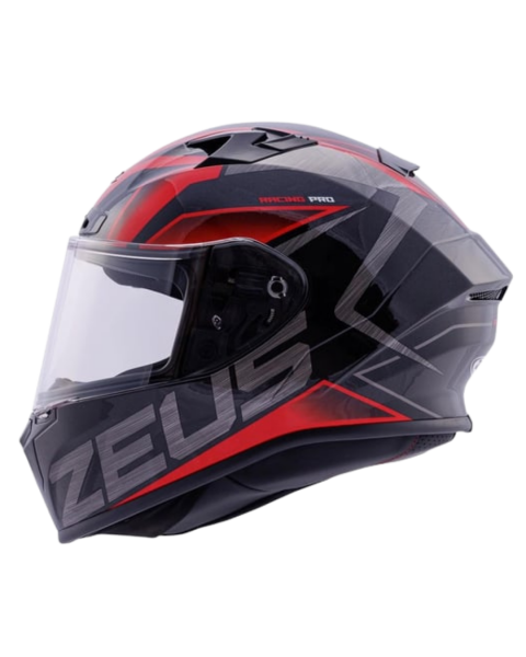 ZEUS ZS-826 - PEARL BLACK BK3 RED (PINLOCK DAHİL)