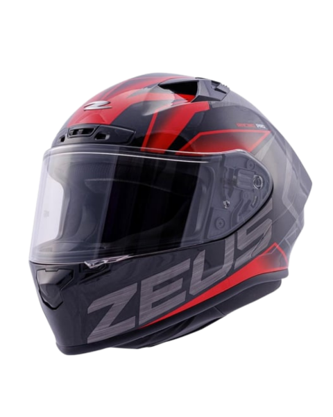 ZEUS ZS-826 - PEARL BLACK BK3 RED (PINLOCK DAHİL)