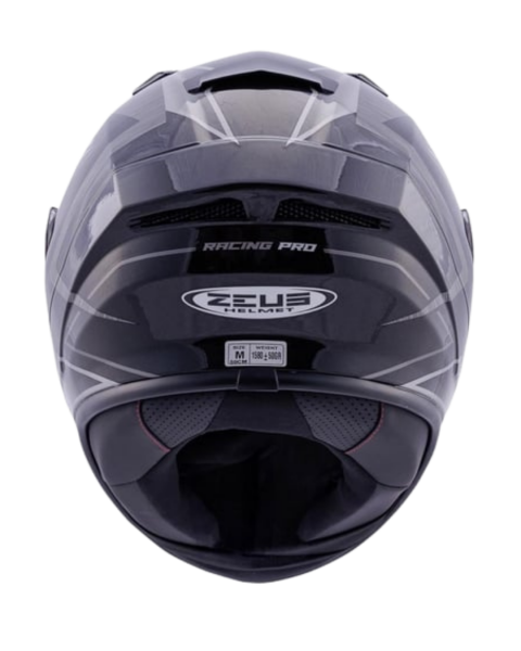 ZEUS ZS-826 - PEARL BLACK BK3 SILVER (PINLOCK DAHİL)