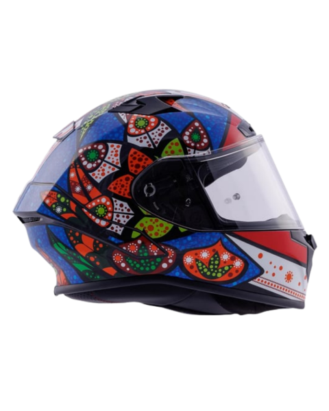 ZEUS ZS-826 - PEARL BLACK BK6 BLUE (PINLOCK DAHİL)