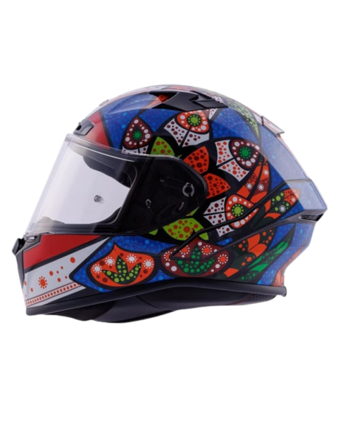 ZEUS ZS-826 - PEARL BLACK BK6 BLUE (PINLOCK DAHİL)