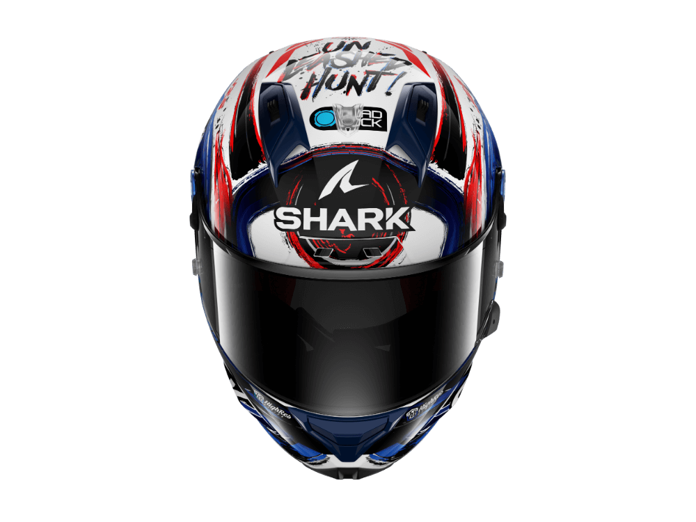 SHARK AERON GP FIM ZARCO SIGNATURE WKB - WHITE PEARL