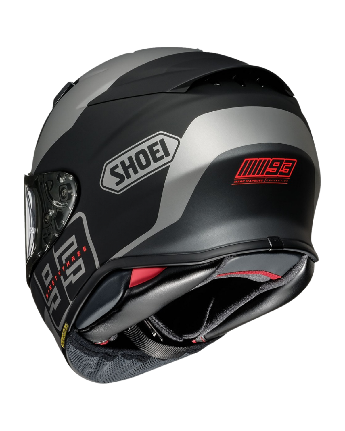 SHOEI NXR 2 MM93 RUSH TC-5 BLACK / SILVER SHOEI NXR 2 MM93 RUSH TC-5 BLACK / SILVER