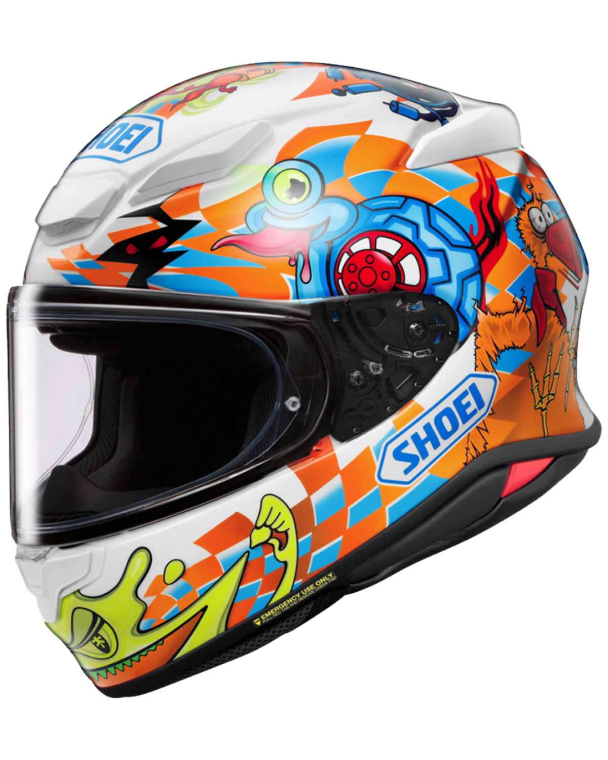 SHOEI NXR 2 YAGYO TC-2 BLUE / ORANGE SHOEI NXR 2 YAGYO TC-2 BLUE / ORANGE