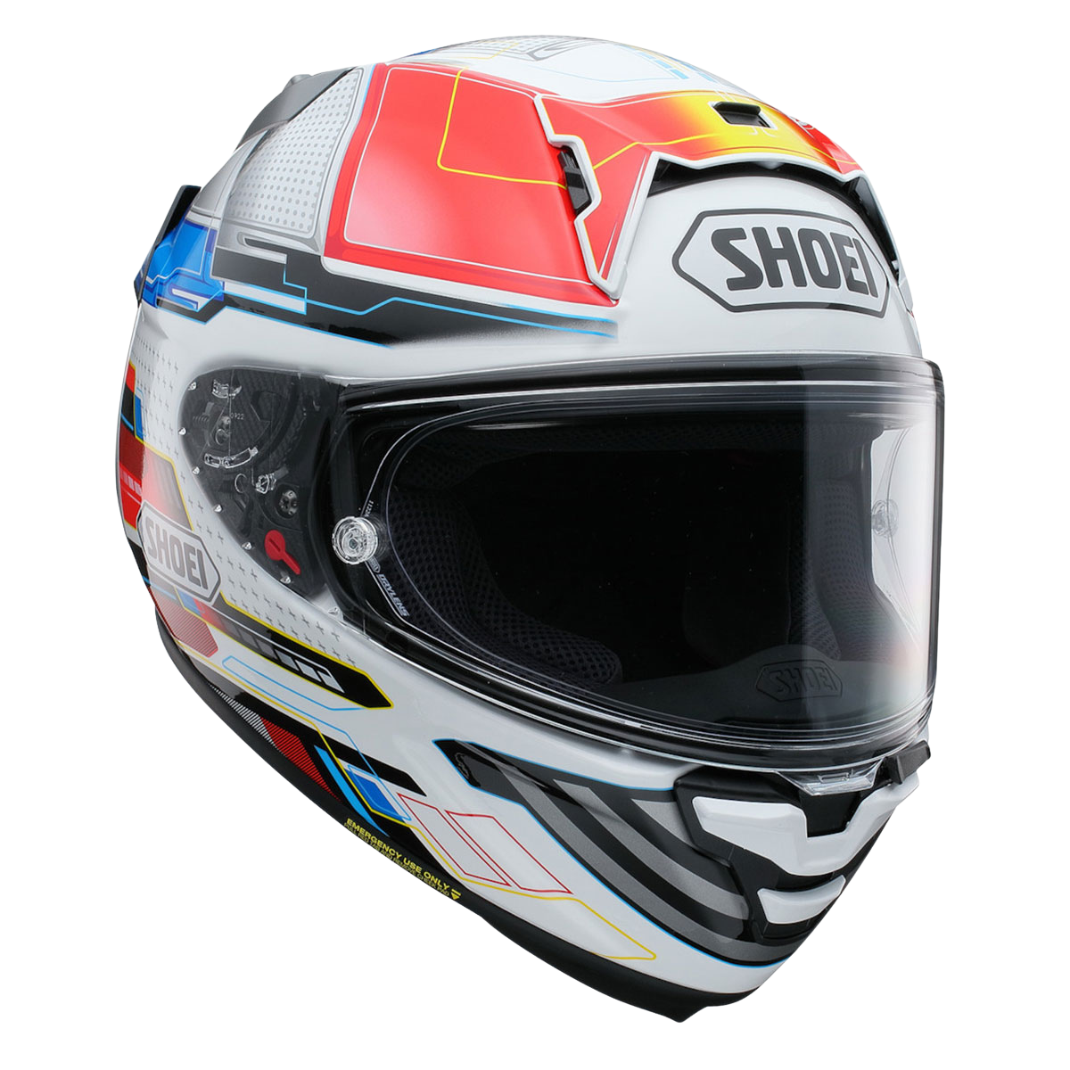 SHOEI X-SPR PRO PROXY TC-10 WHITE / RED SHOEI X-SPR PRO PROXY TC-10 WHITE / RED