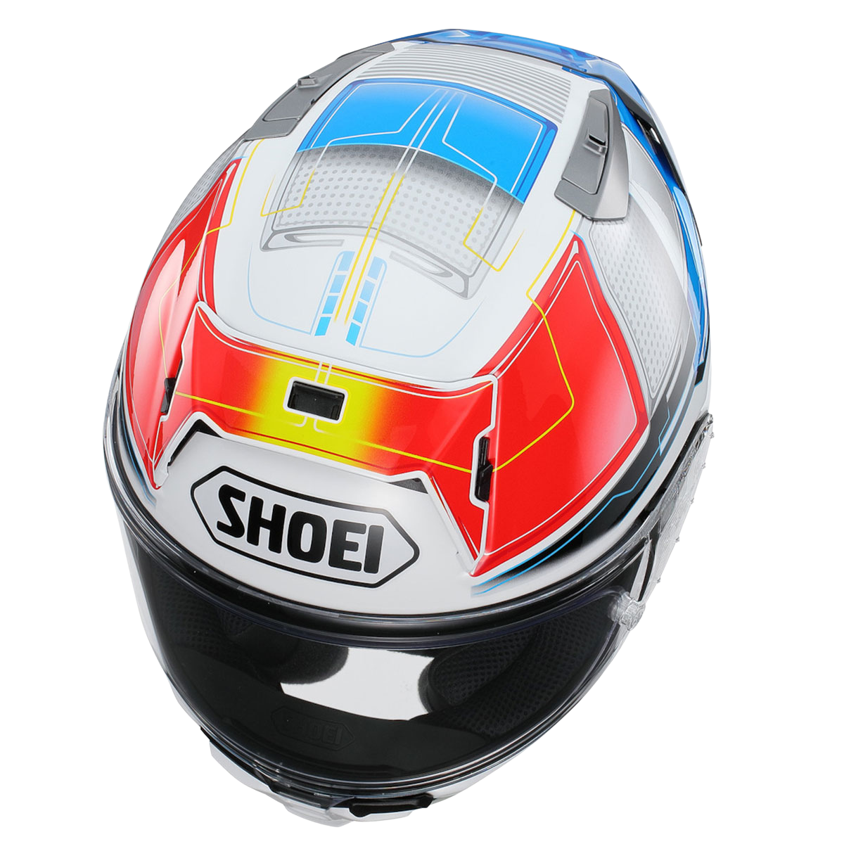 SHOEI X-SPR PRO PROXY TC-10 WHITE / RED SHOEI X-SPR PRO PROXY TC-10 WHITE / RED