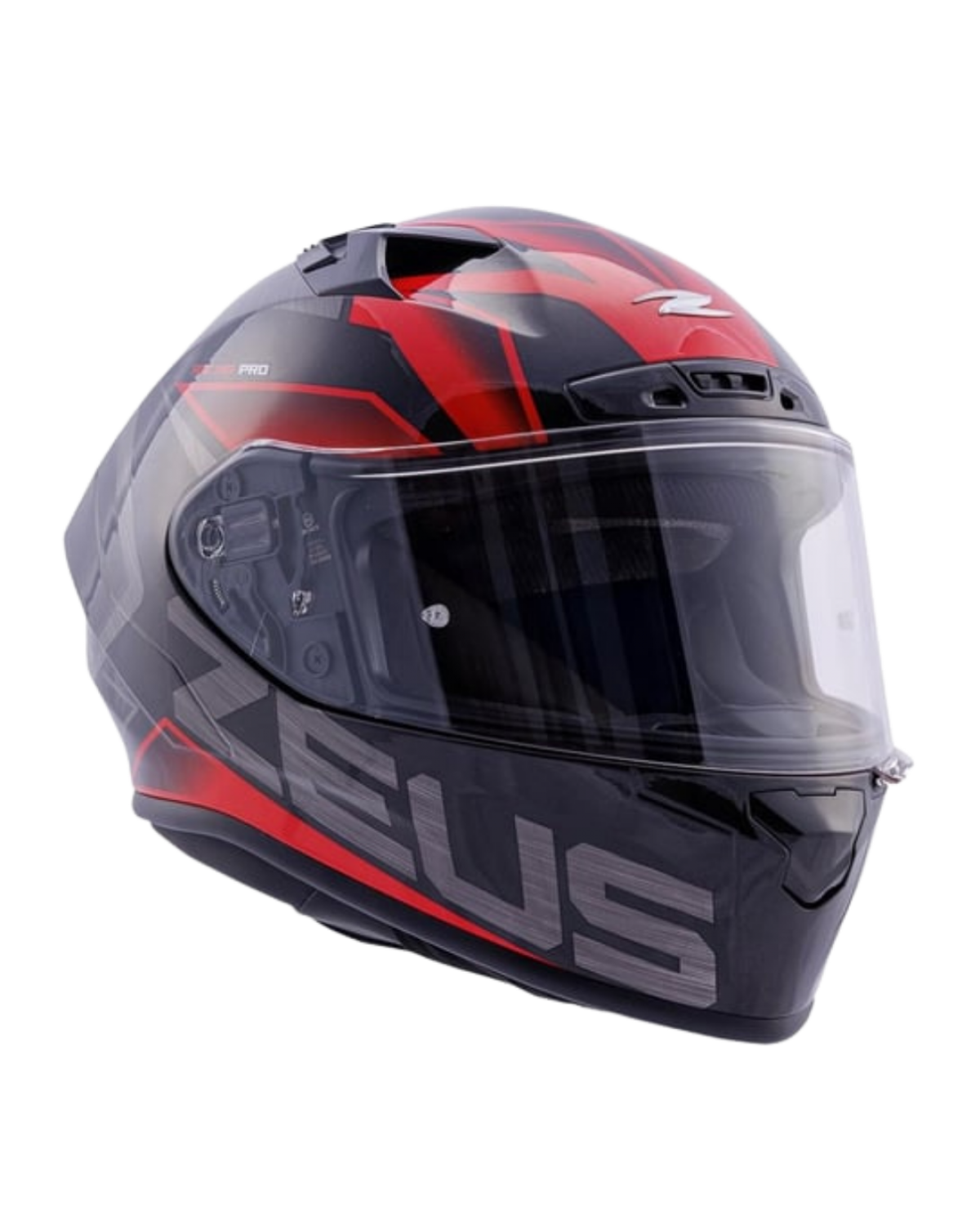 ZEUS ZS-826 - PEARL BLACK BK3 RED (PINLOCK DAHİL)
