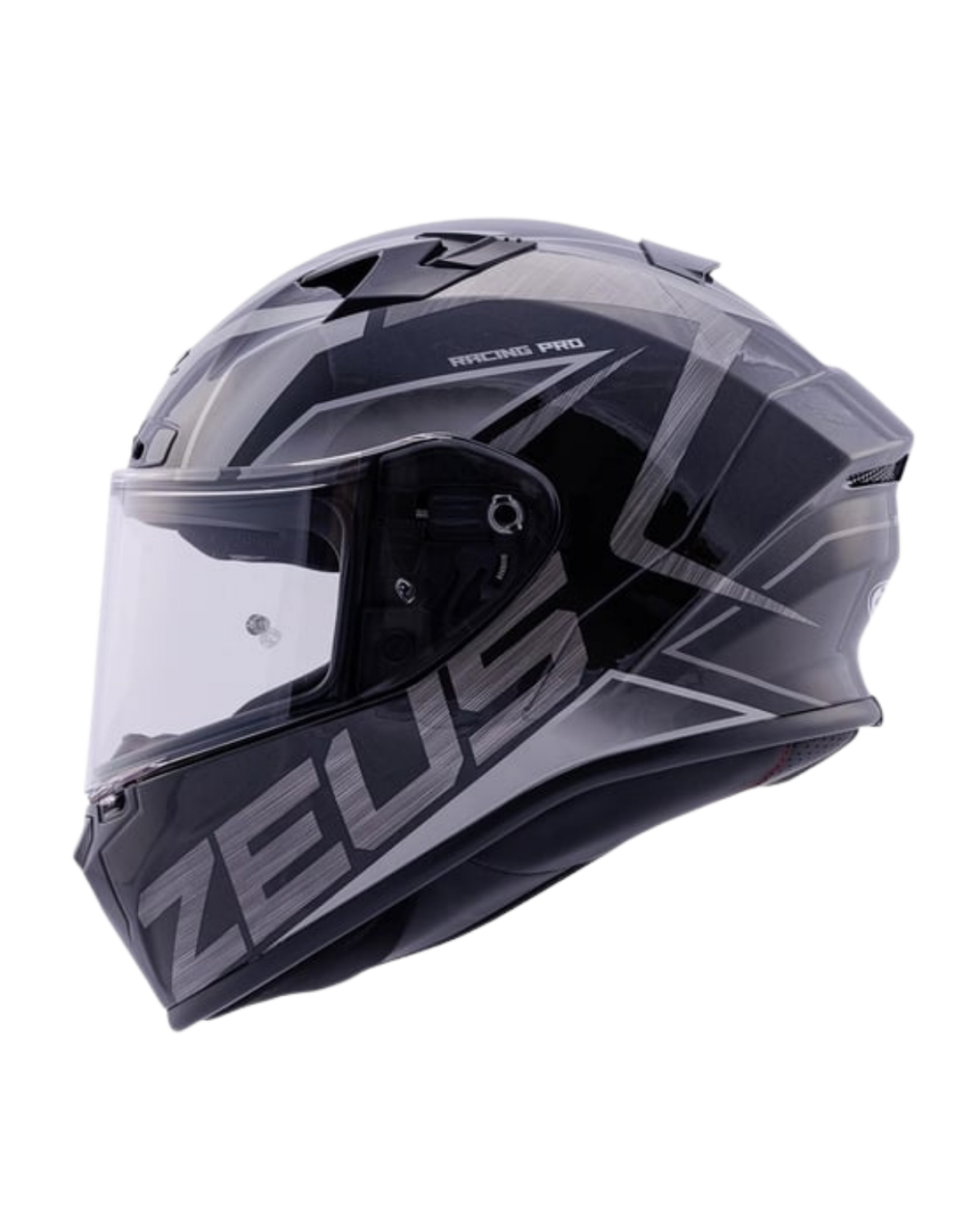 ZEUS ZS-826 - PEARL BLACK BK3 SILVER (PINLOCK DAHİL)
